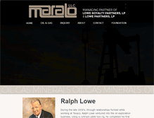 Tablet Screenshot of maralo.com